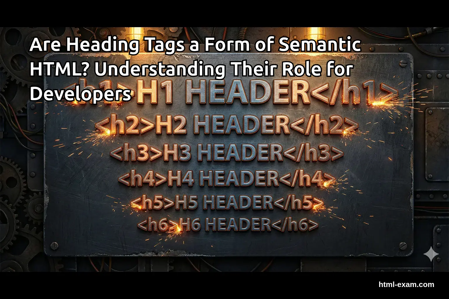 Are Heading Tags a Form of Semantic HTML? Understanding Their Role for ...